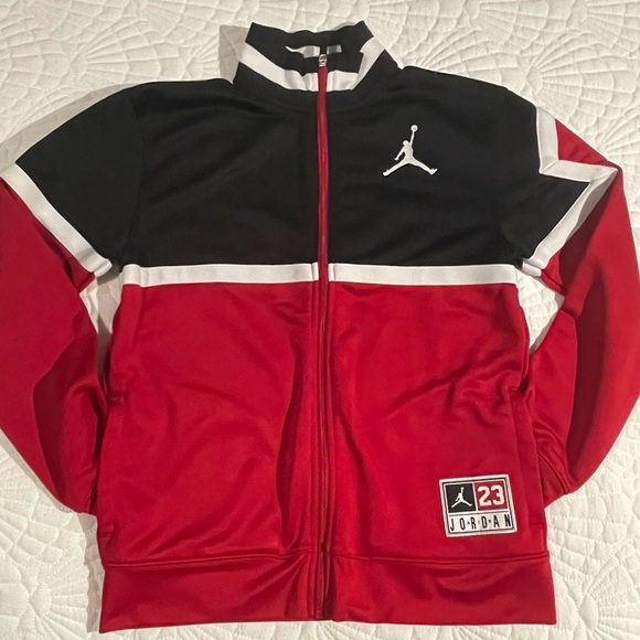 Jordan Full Zip Athletic Jacket - Kids Size Large - Picture 1 of 9
